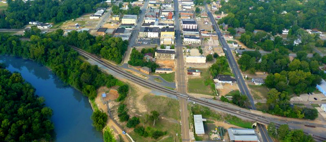 Aerial Photo of Camden, Arkansas